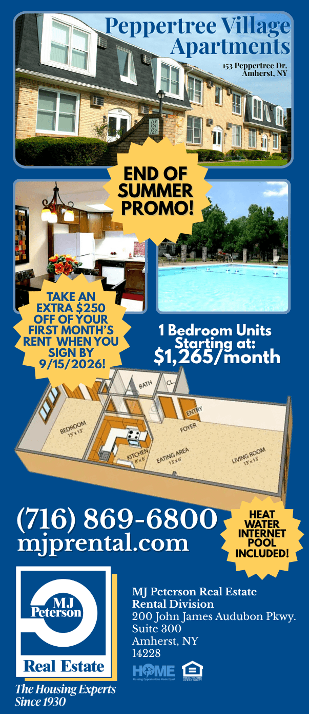 Apartments in Amherst NY Rent Special